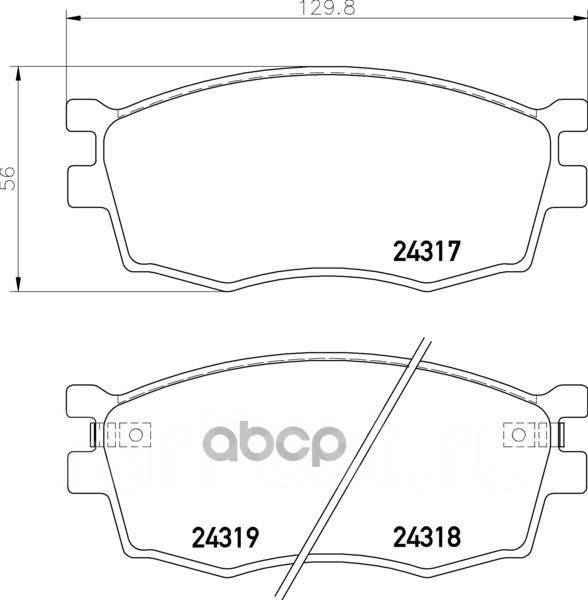   |  | KIA RIO II Saloon (JB) 1.4 16V 03.2005 - KIA RIO II (JB) 1.4 16V 03.2005 - [178Nisshinbonp6008] NP6008 