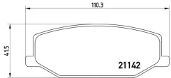 ������� ��������� SUZU p79001 Brembo P79001 ����