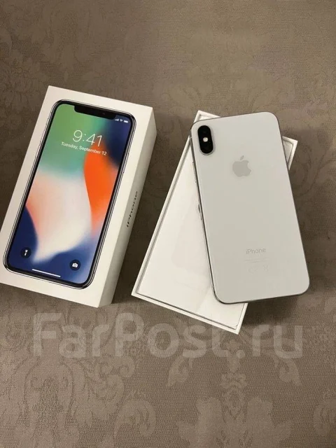 Apple iPhone X. �/�, 64 ��, �����, �����������, 3G, 4G LTE ����
