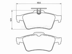   () Citroen C5 08-17 / Ford Focus 04- / Kuga 08-19 / Transit 14- / Mazda 3 03- Brembo P 59 042,  P59042 