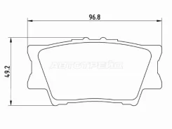 ������� ��������� Brembo P 83 089, ������ P83089 ����