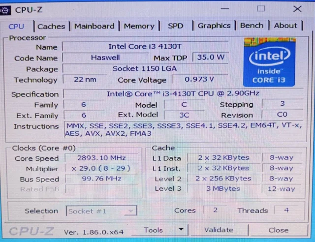 Intel Core i3-4130T ����