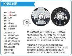 ������� ����+��������� ��������� Nissan X-Trail I 2.0 T30 2001-2007 UTM KH5745B ����