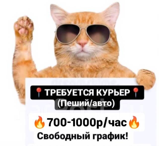 Курьер (ОТ 700-1000 ЧАС, СРОЧНАЯ ПОДРАБОТКА С ЕЖЕДНЕВНОЙ ОПЛАТОЙ ...