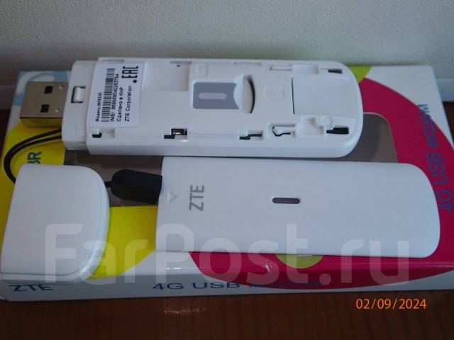 4G/LTE USB-модем/роутер ZTE MF833R, новый, в наличии. Цена: 2 500₽ во ...