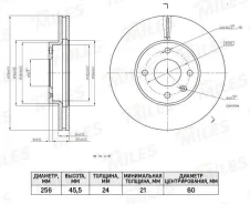 ���� ��������� �������� Aveo T300 / Cobalt Sangsin Brake SD3078 ����