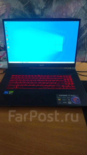 MSI Katana GF76 12UC. 17.3", 2����, ��� 16 ��, ���� 512���, WiFi: 1, Bluetooth: 1, ����������� �� 5��. ����