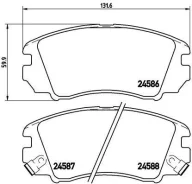 ������� ��������� HYUN p30043 Brembo P30043 ����