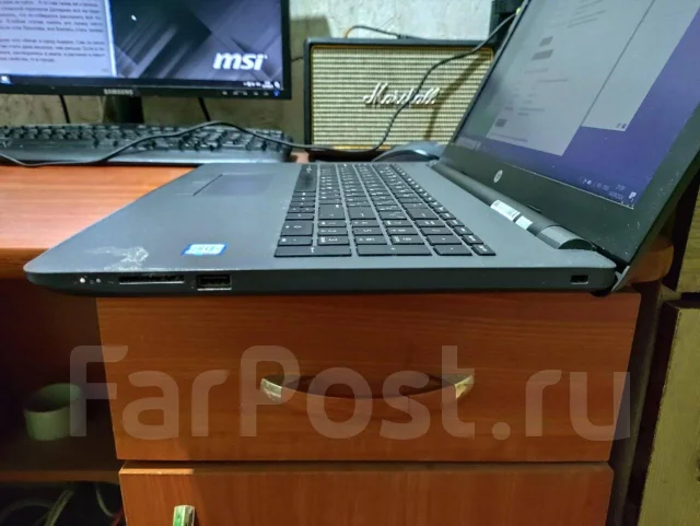HP 250 G6. 15.6", 2,3����, ��� 8 ��, ���� 128���, WiFi: 1, Bluetooth: 1, ����������� �� 2��. ����