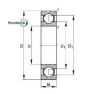 ��������� (80,00/ 50.00/ 16.00/ ���������) NSK 6010-DDU 6010DDU ����