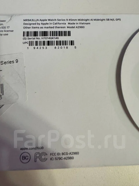 Apple Watch Series 9. GPS, NFC ����