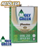 MolyGreen Premium. 0W-20, �������������, 4��. ����