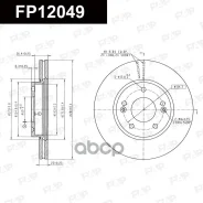 ���� ��������� ��������! 280x23 Hyundai FAP FP12049 FP12049 ����