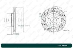 ���� ��������� ��������������� ������������� G-brake GFR-20804L ����� G-Brake GFR20804L GFR20804L ����