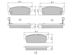 ������� ��������� ��� Nissan Cedric Y32/33/Laurel C33/34/Skyline R32/3 ST-AY060-NS036 ����