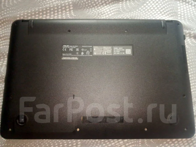 Asus. 15.6", 2,3����, ��� 4 ��, ���� 256���, WiFi: 1, Bluetooth: 1, ����������� �� 5��. ����