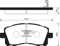 ������� ��������� ��������, �������� Sangsin Brake SP1225 SP1225 ����