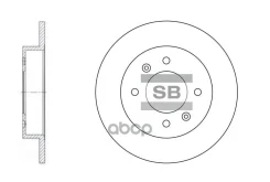 ���� ��������� �������� (257,8�10) 4 ��� Sangsin Brake SD1017 SD1017 ����