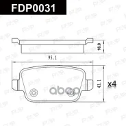 ������� ��������� �������� ������ FORD Focus II (DA, HCP, DP) FAP ���. FDP0031 FDP0031 ����