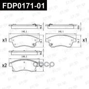 ������� ��������� �������� �������� Chevrolet AVEO Hatchback (T300) | Sonic FAP ���. FDP0171-01 FDP017101 ����