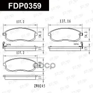 ������� ��������� Infiniti I30 3.0L 1996.01-2001.12 �����. ����� Ceramic FAP FAP ���. FDP0359 FDP0359 ����