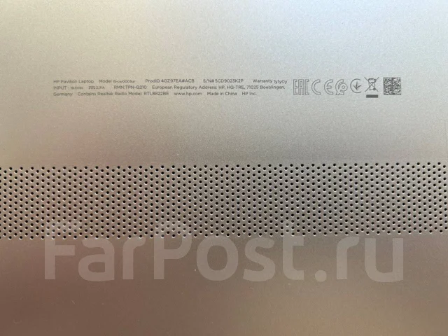 HP Pavilion 15-cw0003ur. 15.6", 2����, ��� 8 ��, ���� 149���, WiFi: 1, Bluetooth: 1 ����