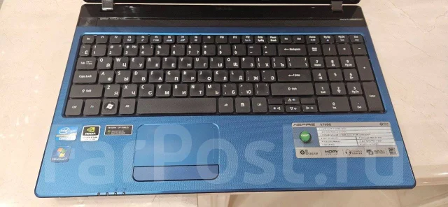 Acer Aspire 5750G. 15.6", 2,4����, ��� 8 ��, ���� 500���, WiFi: 1, ����������� �� 1��. ����
