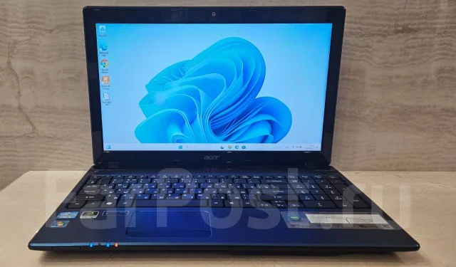 Acer Aspire 5750G. 15.6", 2,4����, ��� 8 ��, ���� 500���, WiFi: 1, ����������� �� 1��. ����