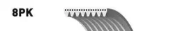 ������������ ������ ������� ��������������� ��������� micro-v� Gates 8PK1225 8PK1225 ����