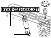 ����������� ������� ������������ �������� Febest Hyabcm10Sarkit HYABCM10SARKIT ����