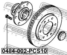������� ������� pcs 10 Febest 0484002PCS10 0484002PCS10 ����