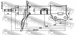 ����������� �������� ����� gas.twin tube Febest 12110001FL 12110001FL ����