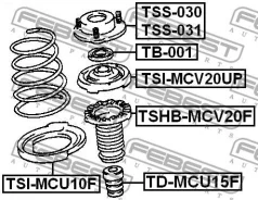 ����� ��������� ������������ ����� Febest TSS031 TSS031 ����