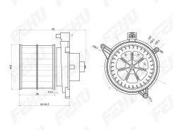 ����������������� ��������� ��� ford fiesta (01-) / fusion (02-) FEHU FFH1156 FFH1156 ����