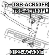 ������ ��������� ������������� ����� d24.5 Febest Tsbacr50FL TSBACR50FL ����