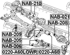 ����������� ������� �������� ������ Febest NAB205 NAB205 ����