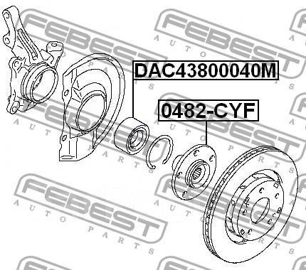   Febest 0482CYF 0482CYF 