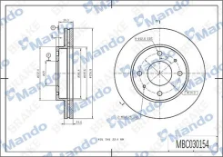 ���� ��������� �������� mando mbc030154 ��� �/� hyundai sonata (01-),elantra (00-), kia magentis (r15) Mando MBC030154 MBC030154 ����