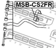������ ��������� ������������� d22 Febest Msbcs2FR MSBCS2FR ����