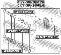 ������� ��������� �������� ������ Febest 0177GRN280FRH 0177GRN280FRH ����