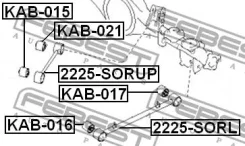 ����������� ������� ����������� ������ Febest KAB021 KAB021 ����