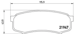 ������� ��������� �������� ������ baw luba 06 / 03- / baw yusheng 007 / bw 007 01 / 11- / changan cx30 Brembo P83024 P83024 ����
