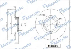 ���� ��������� Mando MBC030014 MBC030014 ����