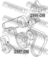 ����� �������� Febest 2987DIII 2987DIII ����