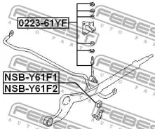 ������ ��������� ������������� d23 Febest NSBY61F2 NSBY61F2 ����