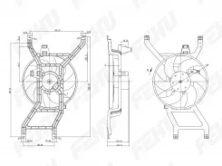 ����������������� ���������� � ������� ��� lada largus (12-) / renault logan (08-) FEHU FFC1064H FFC1064H ����