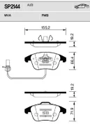 ������� ��������� �������� �������� �����:hi-q vw jetta iv (162, 163, av3, av2), skoda octavia ii co [SP2144] SP2144 ����