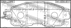 ������� ��������� �������� Febest 0201L33RF 0201L33RF ����