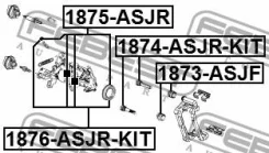 ����������� �������� ���������� ������� (�� ���� �������) Febest 1875ASJR 1875ASJR ����