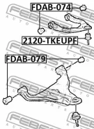 ����� ������� ��������� �������� ������ Febest 2120Tkeupf 2120TKEUPF ����